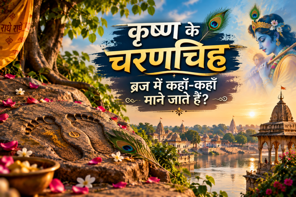 नंदगांव की चरण पहाड़ी पर कृष्ण के चरणचिह्न से जुड़ी ब्रज की धार्मिक परंपरा